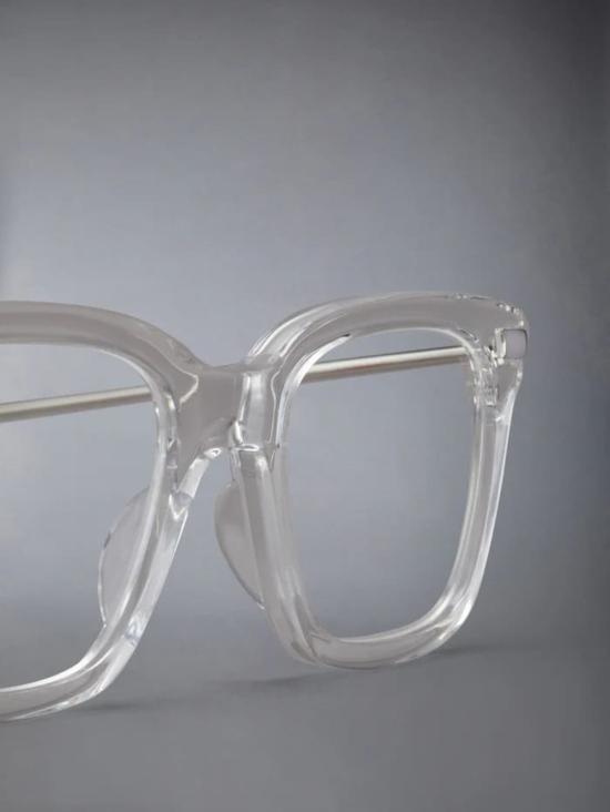  톰브라운 안경 톰 브라운 직사각형 51mm 도수  (투명) - THOM BROWNE