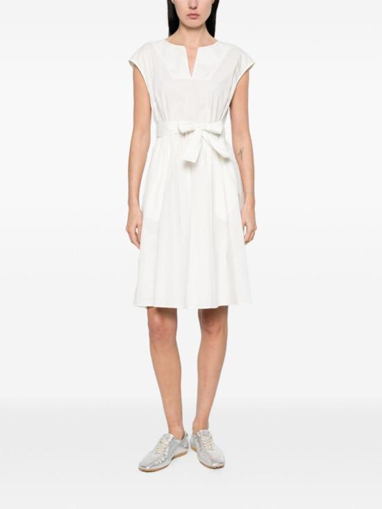  울리치 숏 원피스 코튼 숏 드레스 화이트 - WOOLRICH