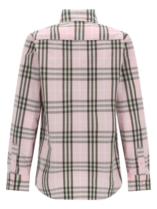 26SS 버버리 레귤러핏 체크 코튼 셔츠 8127212 A5961 PINK - BURBERRY