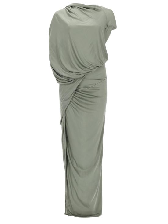 26SS 릭 오웬스 롱 원피스 LI01F7510 JVS45 GREEN