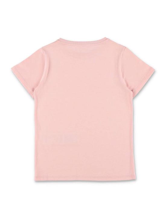  [키즈] 구찌 티셔츠 키즈  코튼 로고 티셔츠  스무스 핑크 - GUCCI