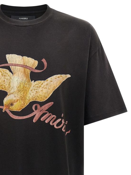  아미리 탑 리본 티셔츠 블랙 - AMIRI