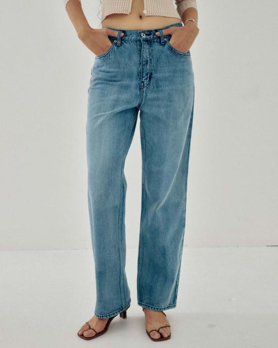  사야카 다비스 뉴욕 데님 팬츠 사야카 데이비스 뉴욕 레귤러핏 데님 진