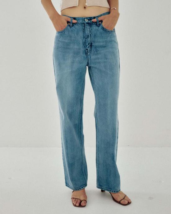  사야카 다비스 뉴욕 데님 팬츠 사야카 데이비스 뉴욕 레귤러핏 데님 진 - SAYAKA DAVIS NEW YORK