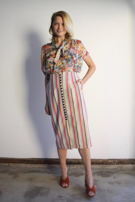  Myrtle 롱 스커트 머틀 리타  아이스크림 - MYRTLE