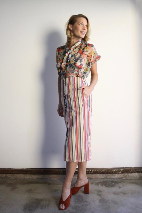  Myrtle 롱 스커트 머틀 리타  아이스크림 - MYRTLE