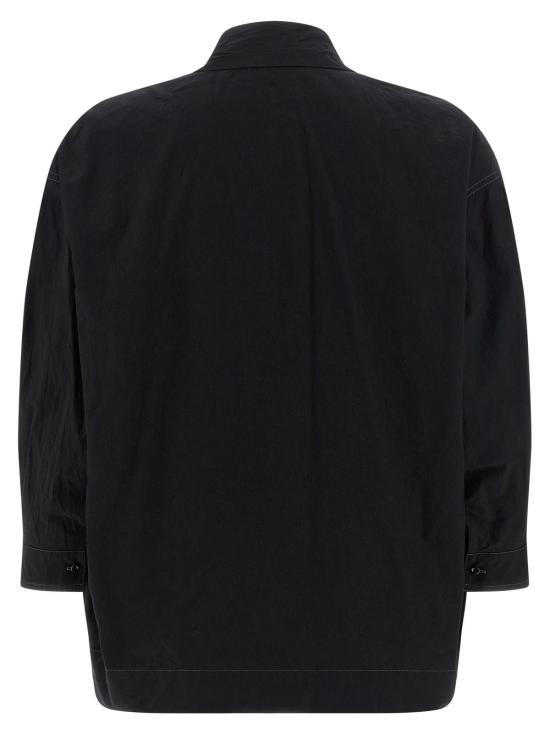  르메르 블라우스 와 스카프 셔츠 블랙 - LEMAIRE