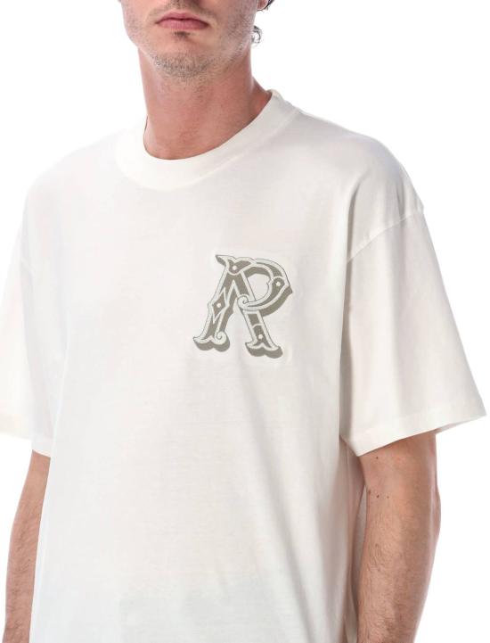  리프레젠트 탑 서부 이니셜 티셔츠 플랫 화이트 - REPRESENT