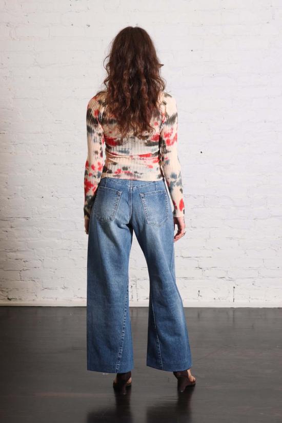  타나카 데님 팬츠 보이 진 팬츠 - TANAKA