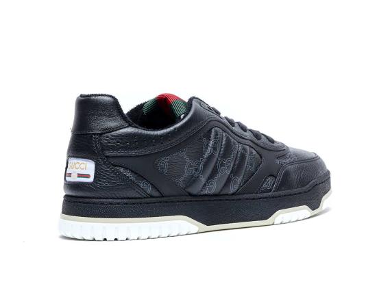  구찌 스니커즈 리 웹  블랙 - GUCCI