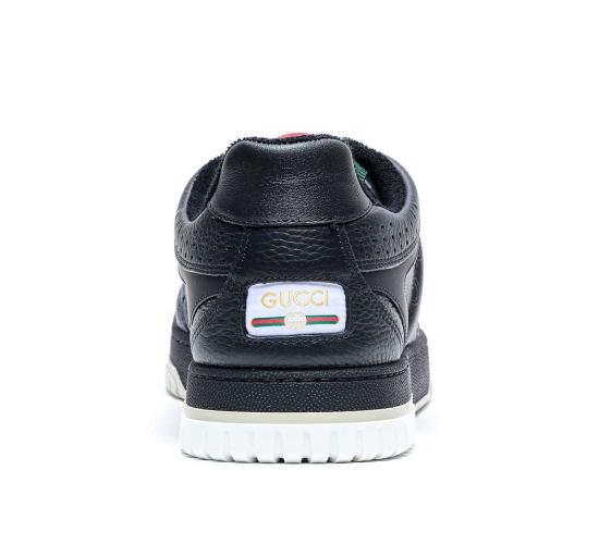  구찌 스니커즈 리 웹  블랙 - GUCCI