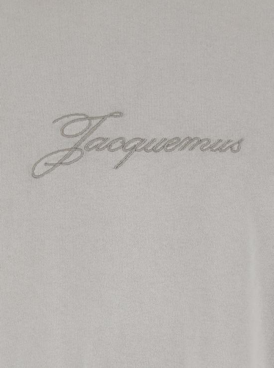  자크뮈스 탑 르 티셔츠 피그멘토 티셔츠 그레이 - JACQUEMUS