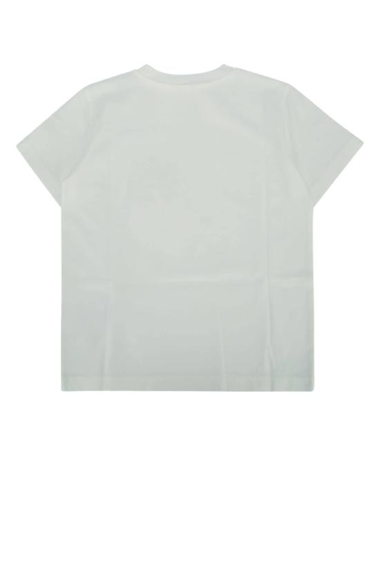  [키즈] 몽클레어 탑 아동용 반팔 티셔츠 크림색 - MONCLER