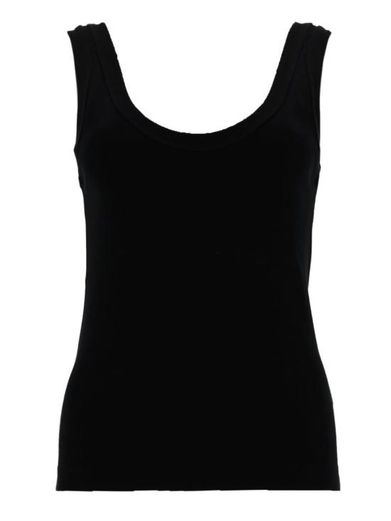  브루넬로 쿠치넬리 블라우스 Brunello Cucinelli 코튼 탑 블랙