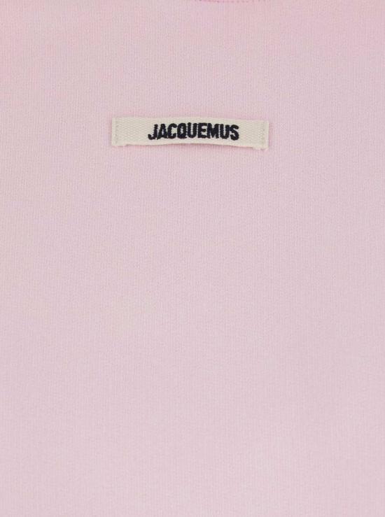  자크뮈스 스웨터 픽스드 후드 코튼 후드티 핑크 - JACQUEMUS
