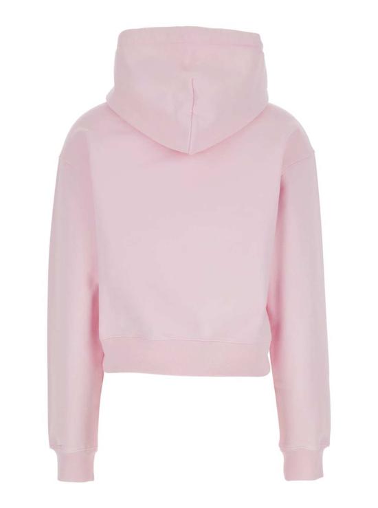  자크뮈스 스웨터 픽스드 후드 코튼 후드티 핑크 - JACQUEMUS