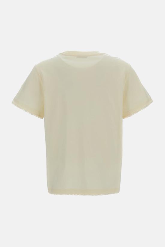  몽클레어 반팔 티셔츠 화이트 - MONCLER