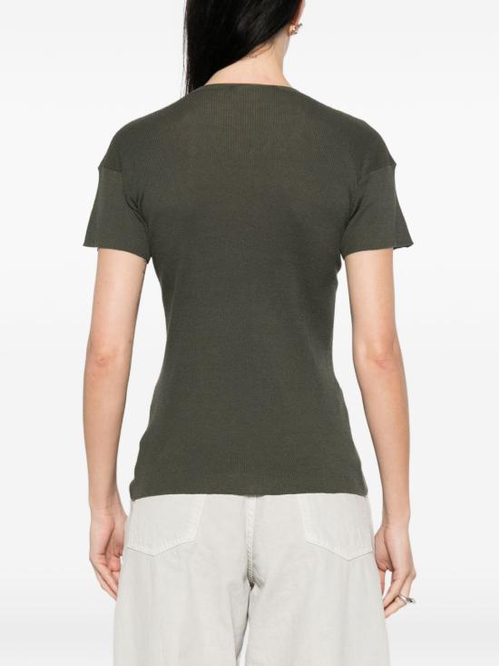 26SS 피비 파일로 반팔 티셔츠 DK103 KC0042707MG Green - PHOEBE PHILO