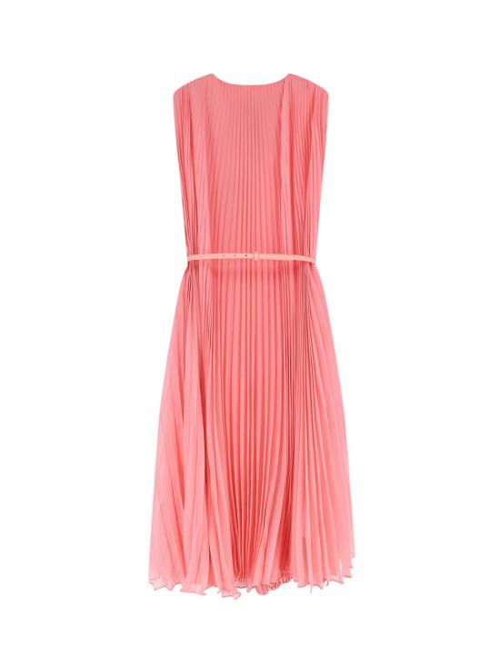  막스마라 롱 원피스 막스 마라 멕세캡슐라 롱 드레스 (벨트 포함) 핑크 - MAX MARA