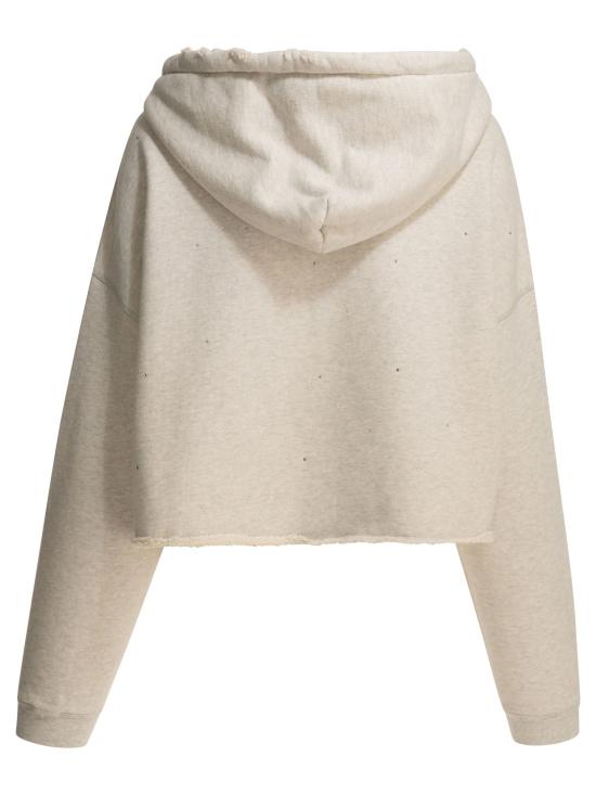 26SS 골든구스 후드 티셔츠 GWP02699 P00251460665 Light Grey - GOLDEN GOOSE