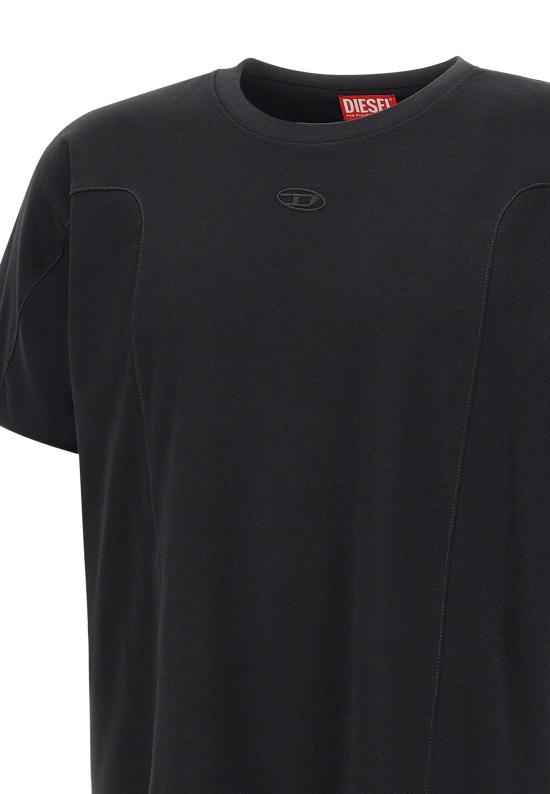 26SS 디젤 반팔 티셔츠 A19524 0AIJU9XX Black - DIESEL