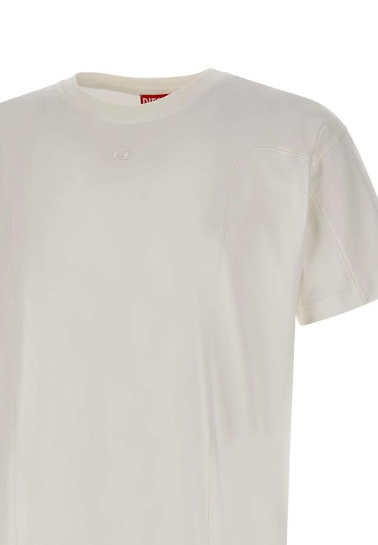 26SS 디젤 반팔 티셔츠 A19524 0AIJU141 White - DIESEL