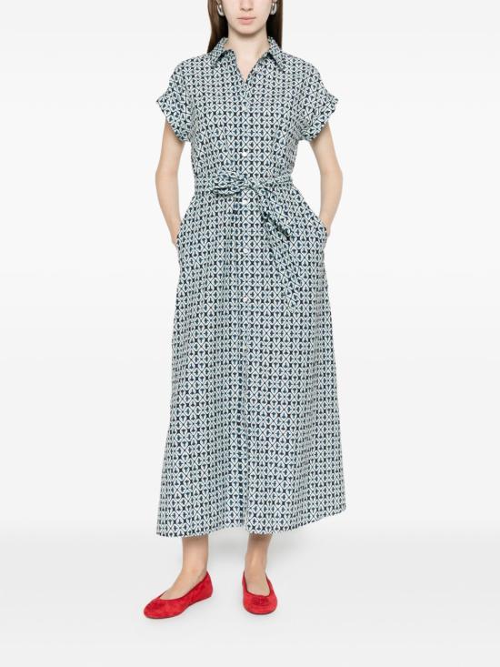 26SS 울리치 롱 원피스 CFWWDR2021FR UT540231219 Blue - WOOLRICH