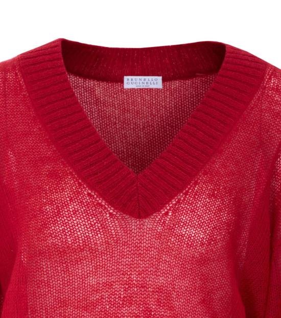  브루넬로 쿠치넬리 스웨터 Brunello Cucinelli  레드 - BRUNELLO CUCINELLI