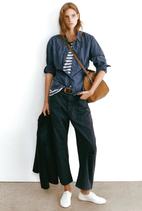  닐리로탄 스트레이트 팬츠 닐리 로탄 트라이베카 빈티지 워싱 코튼 팬츠