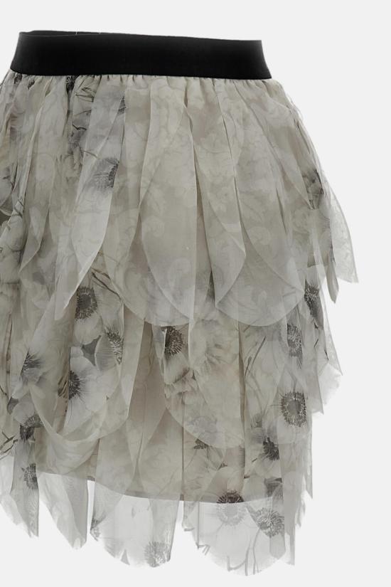  막스마라 숏 스커트 탈코 미니 스커트 그레이 - MAX MARA