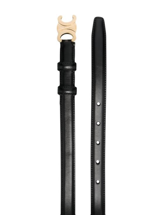 26SS 셀린느 스몰 18mm 트리옹프 벨트 45AX6 3A0138NO Black - CELINE