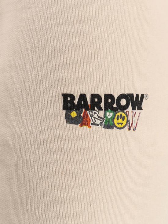  바로우 숏팬츠 아이코닉 프린트가 돋보이는 배로우 코튼 쇼츠 (베이지) - BARROW
