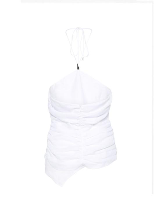 26SS 세미쿠튀르 민소매 티셔츠 S6SN02 A03 0 Bianco - SEMI-COUTURE