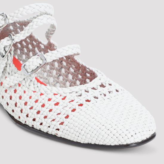 26SS 카렐 페리스 플랫 슈즈 ARIANAT 21 OFF WHITE - CAREL PARIS