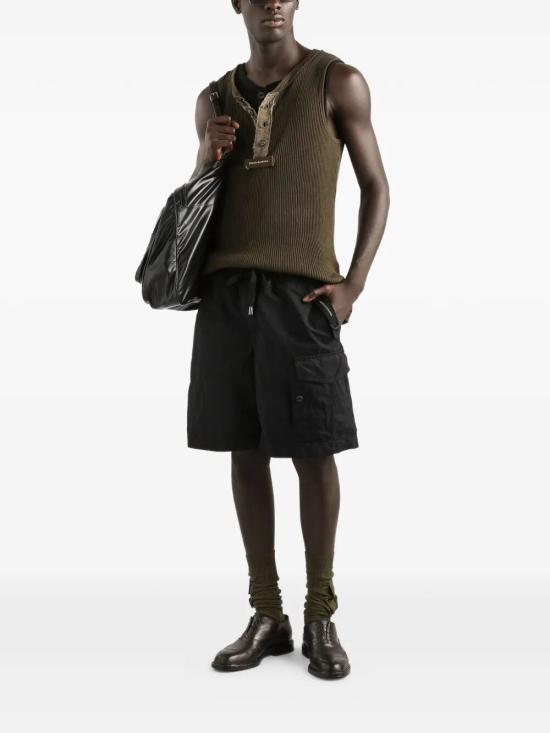 26SS 돌체앤가바나 숏팬츠 GP1C5T HUMS8 N0000 NERO - DOLCE & GABBANA