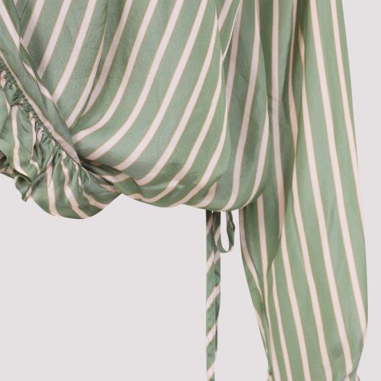 26SS 드리스 반 노튼 셔츠 2610107453274 604 GREEN - DRIES VAN NOTEN