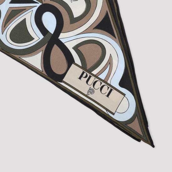 26SS 푸찌 머플러/스카프 6HGB61 6HC22 1 KHAKI BLUE - PUCCI