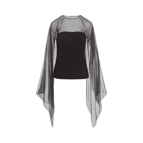 26SS 알베르타 페레티 탑 A02200124 0102 MARRONE - ALBERTA FERRETTI