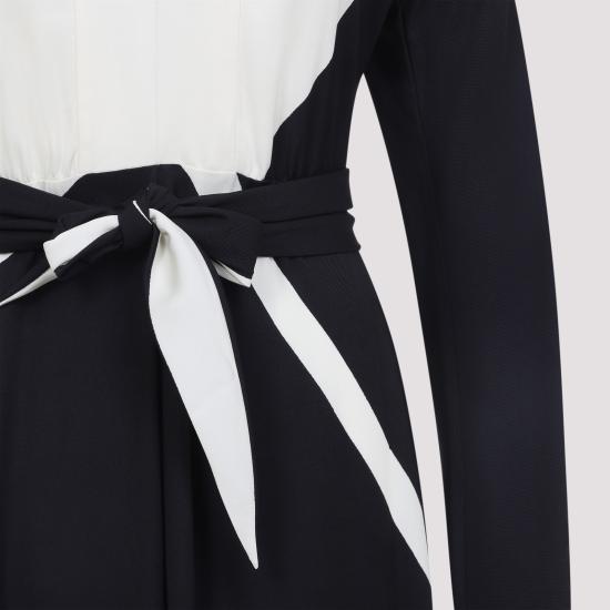 26SS 알베르타 페레티 미디 원피스 A04710151 1555 FANTASIA NERO - ALBERTA FERRETTI