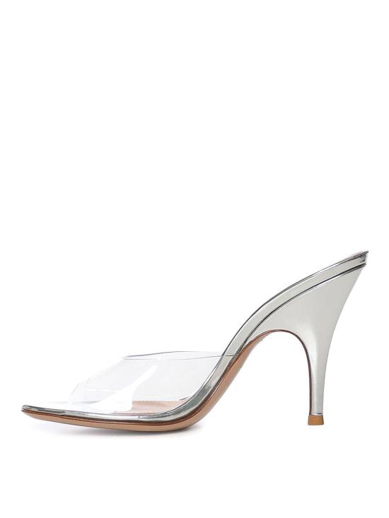 26SS 지안비토로시 뮬/슬리퍼 G1016595RICGMETRAR Silver - GIANVITO ROSSI