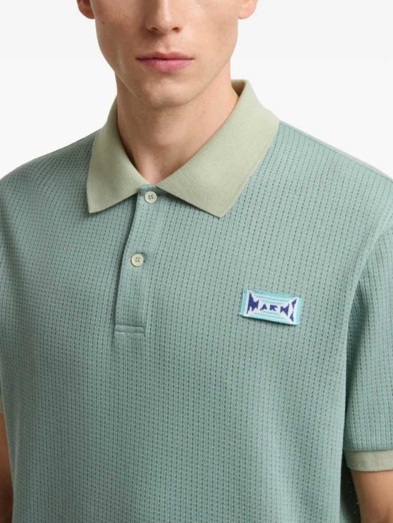 26SS 마르니 폴로 티셔츠 POMU0052QSUTC637 00B45 - MARNI