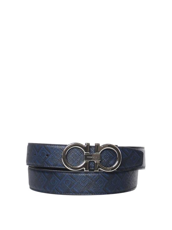 26SS 살바토레 페라가모 가죽 벨트 679710790394121 Dark Blue