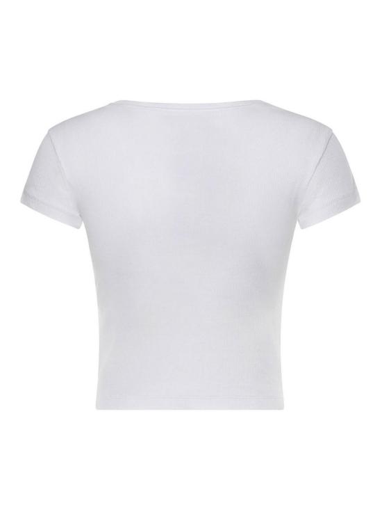 26SS 비비안웨스트우드 베이비 페루 티셔츠 1G010019J009CA401 White - VIVIENNE WESTWOOD