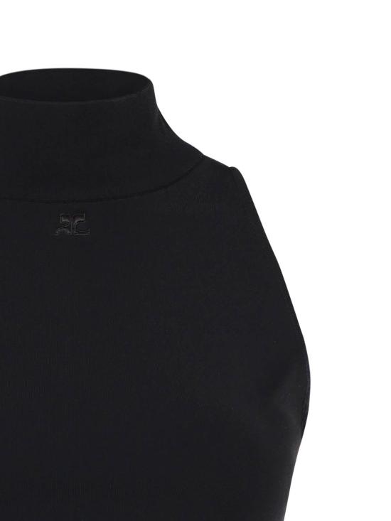 26SS 쿠레쥬 민소매 티셔츠 126MT0480FI00639999 Black - COURREGES