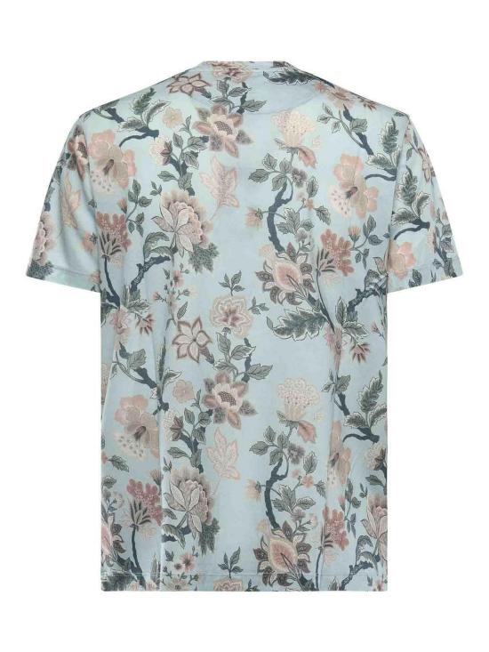 25FW 에트로 반팔 티셔츠 MRMA0002AK946X0880 Blue - ETRO