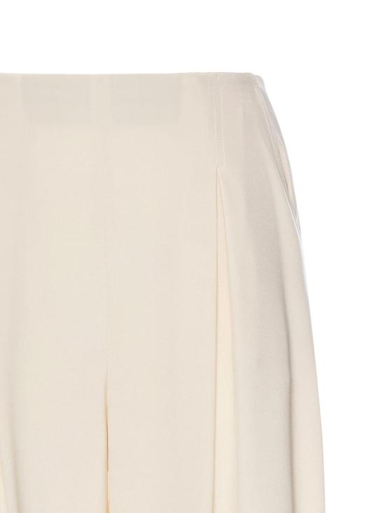 26SS 막스마라 팔루데 플리츠 팬츠 261113101860003E15 White - MAX MARA