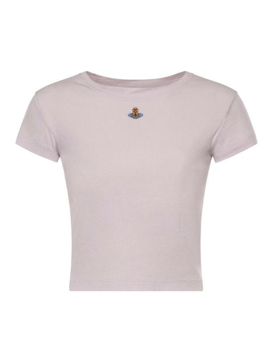 26SS 비비안웨스트우드 베이비 페루 티셔츠 1G010019J009CJ402 Fuchsia