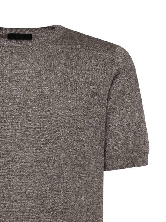 26SS 페이 반팔 티셔츠 NMMC1522420WYKS602 Dark Brown - FAY