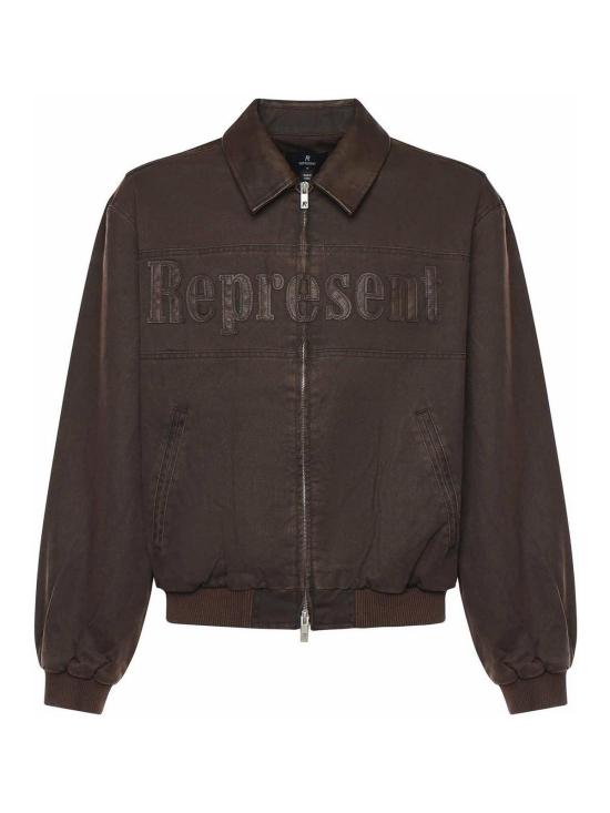 26SS 리프레젠트 봄버 자켓 MLM10054417 Brown