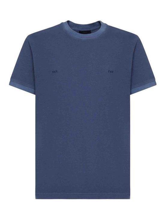 26SS 페이 반팔 티셔츠 NPMB352136TZEFU211 Blue